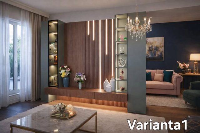 ✨ Două stiluri, două personalități! Tu ce ai alege pentru livingul tău? 👇 🤎 Varianta 1 – elegantă și…